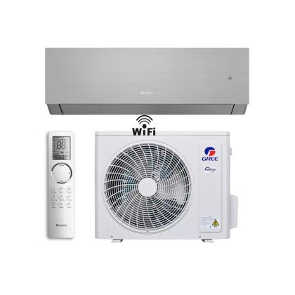 Кондиціонер Gree Clivia Inverter R32 (GWH24AUD-XFK6DNA2A Silver)